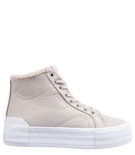 calvin klein sneakers dames beige